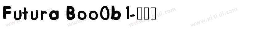 Futura Boo0b1字体转换